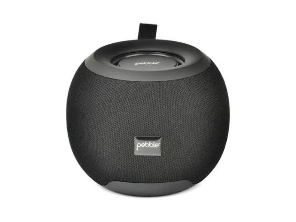 Pebble Dome Heavy Bass 5W Bluetooth Speaker - Black