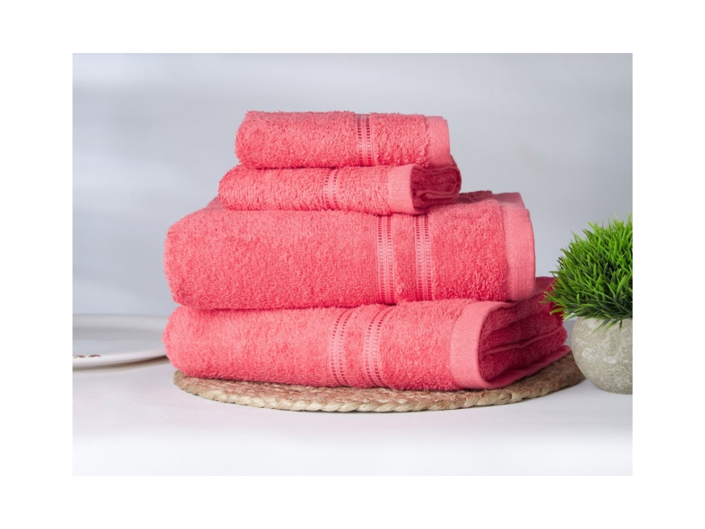 Welspun 380 GSM Cotton Bath and Hand Towel Set (Pack of 3)