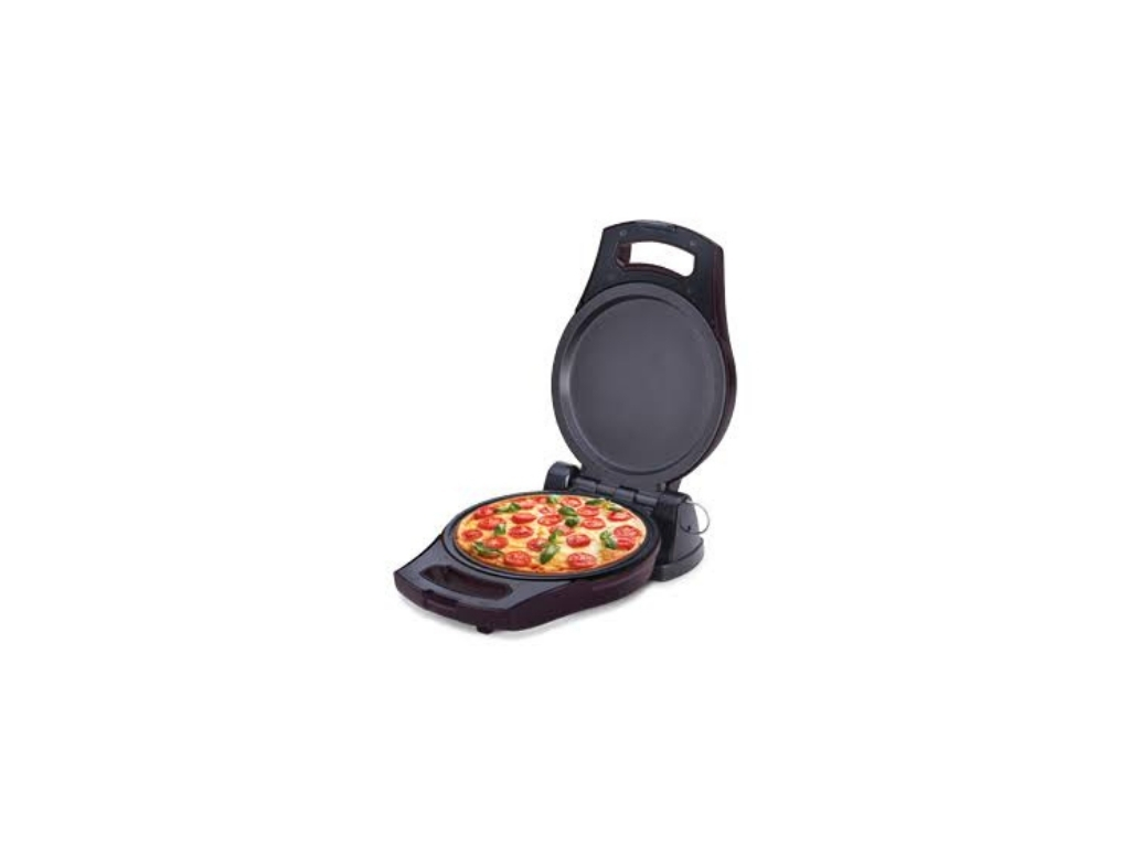 Stainless Steel Round Pizza Maker | 12” x 18” | Home Use | Black
